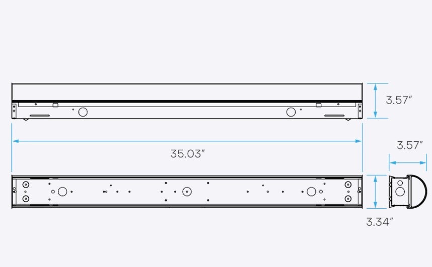 Luxrite LR25193 3 feet LED fixture