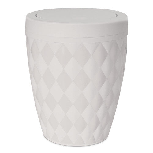 Round Thrsh Can White 6.5Qt