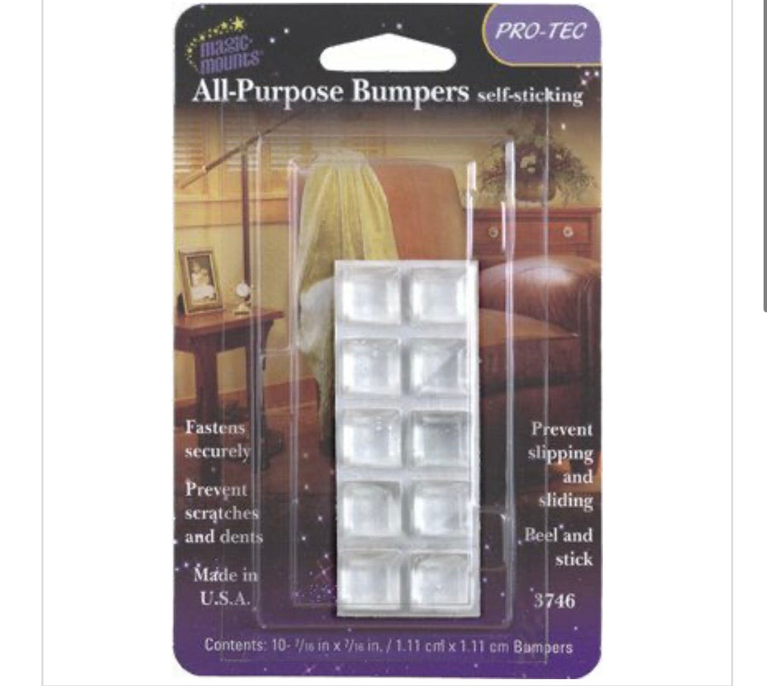 MAGIC MOUNT-BUMPER-CLEAR-SQ- 7/16”