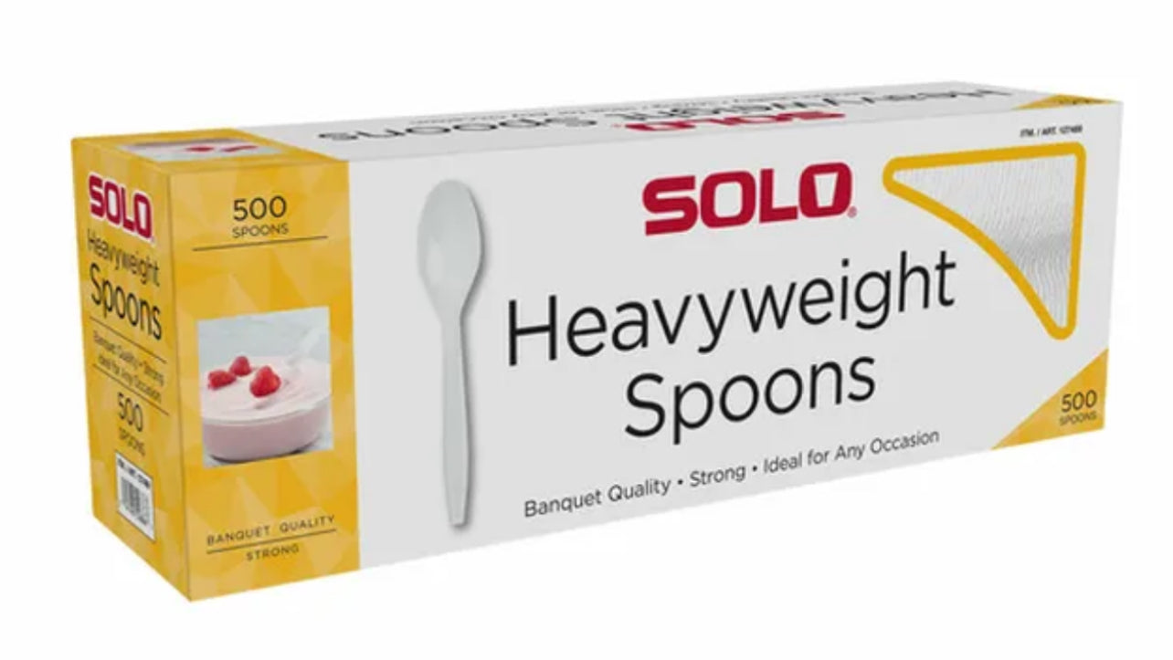 SoLo heavy weight Spoons 500 pack 