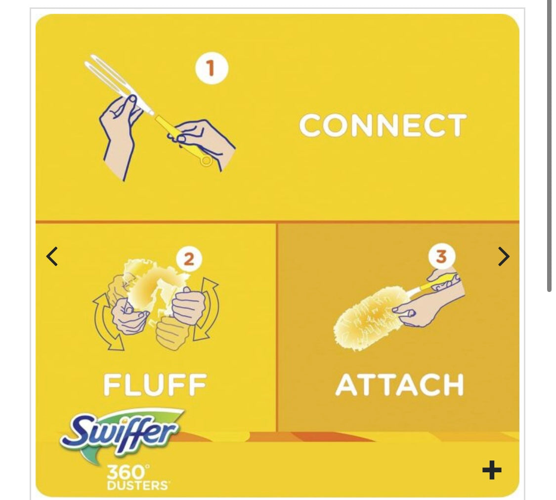 360 Swiffer Dusters Refills heavy duty 6ct