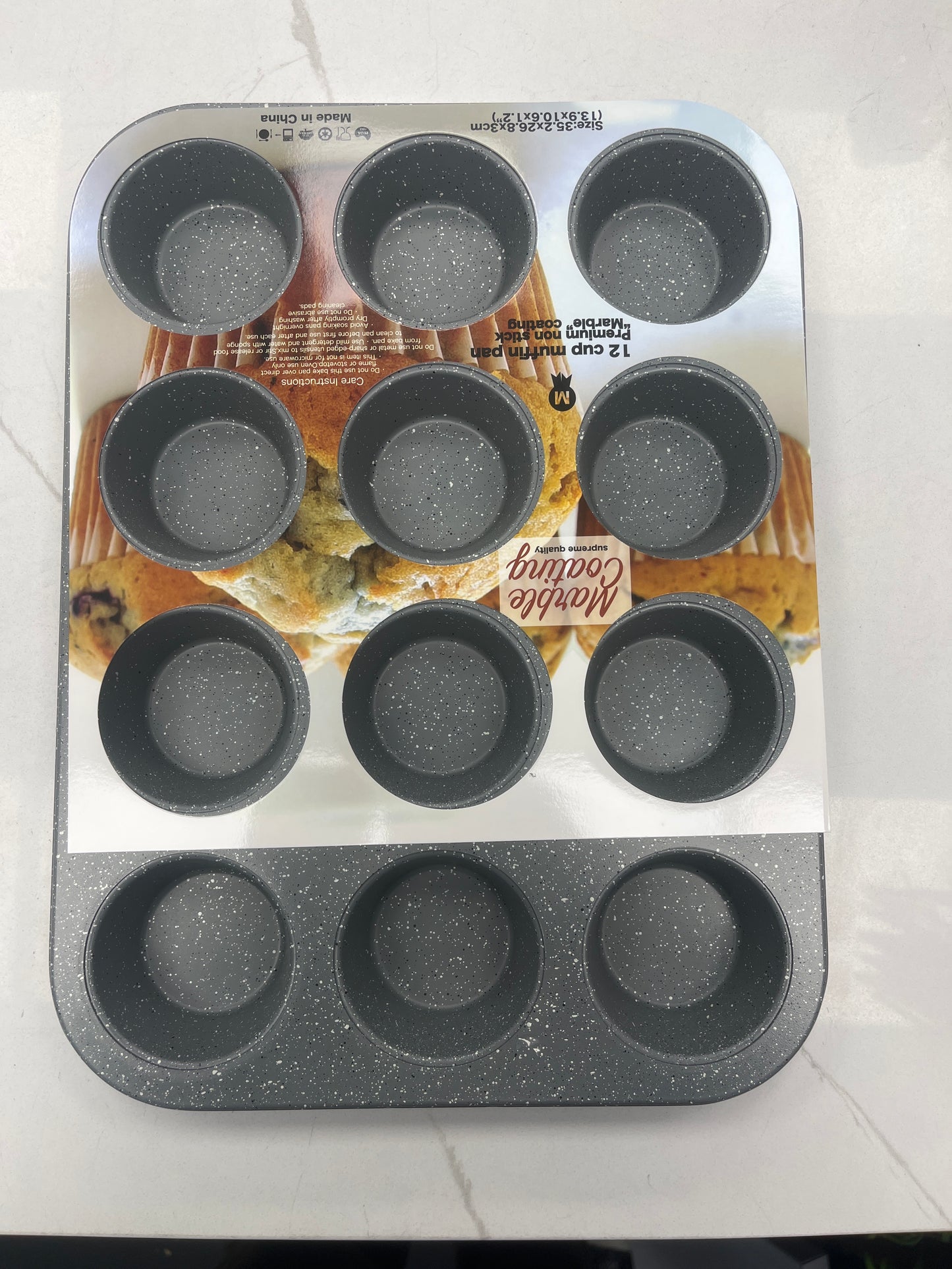 Marble 12 Cup Muffin