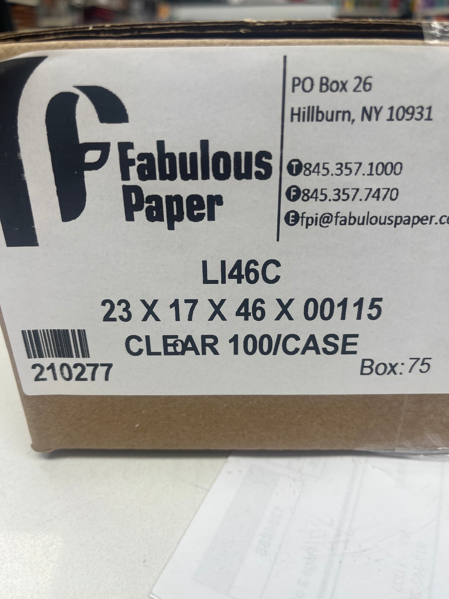 Clear, garbage bags 23 x 17 x 40 655 gallon 75 count