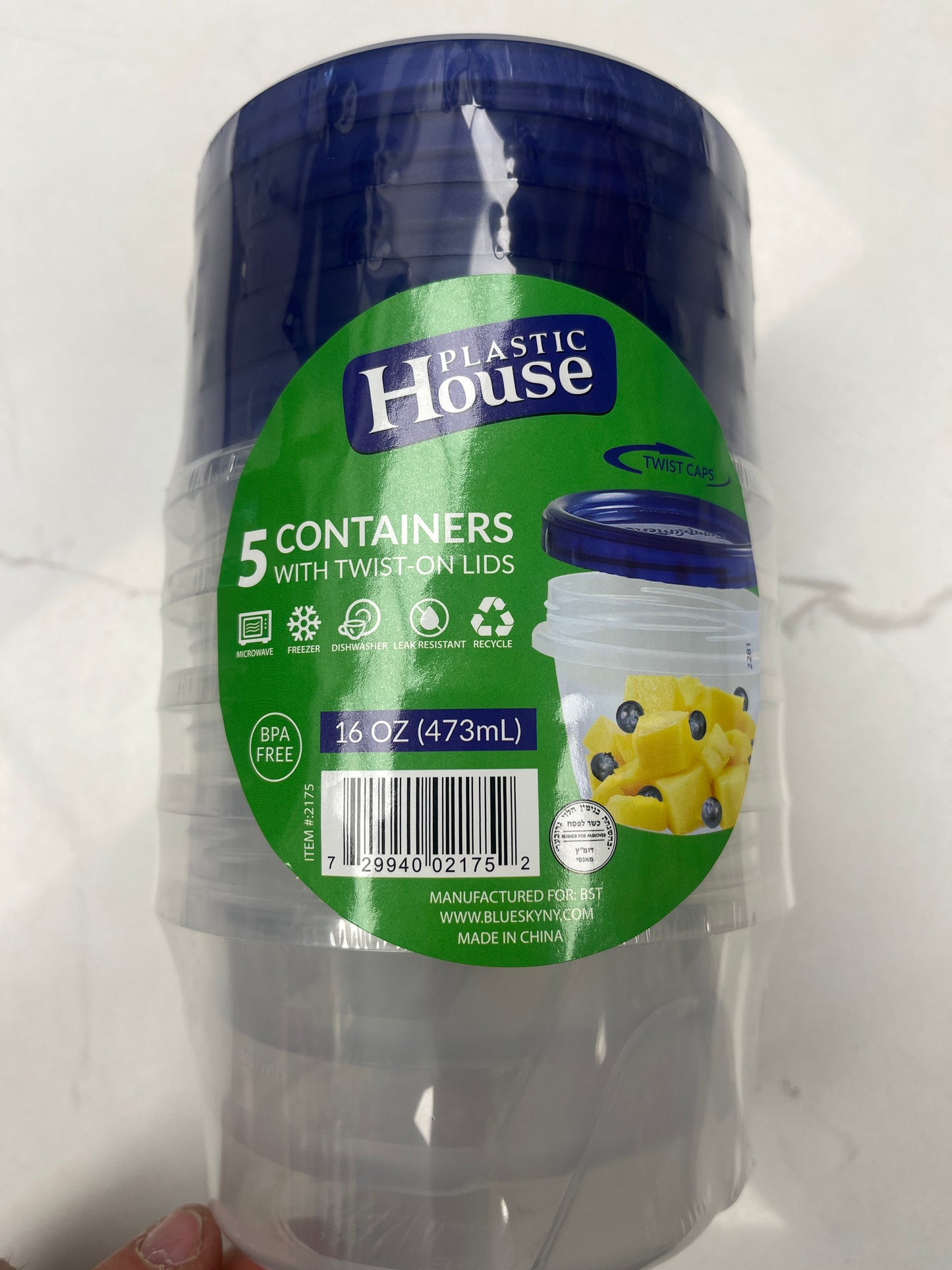 16 ounce twist top containers