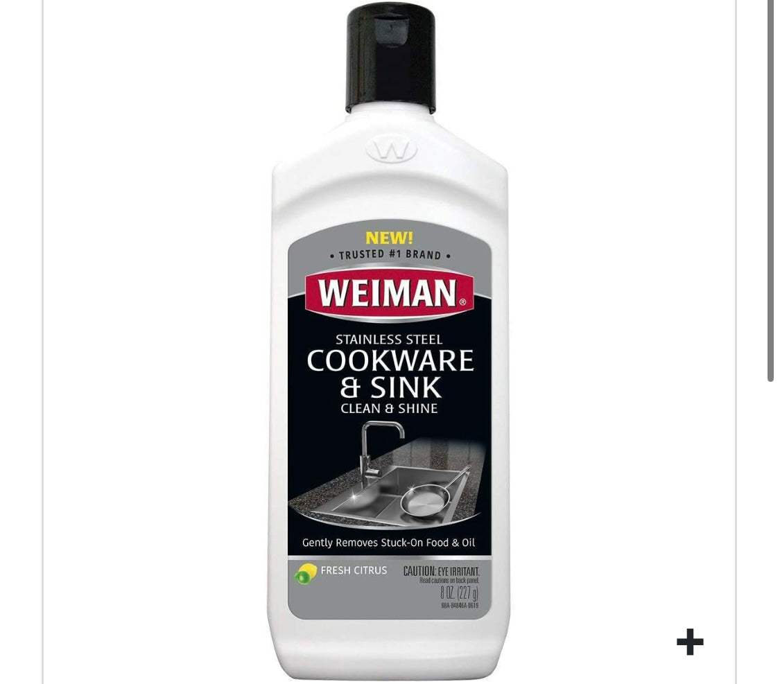 WEIMAN SS COOKWARE & SINK 8oz
