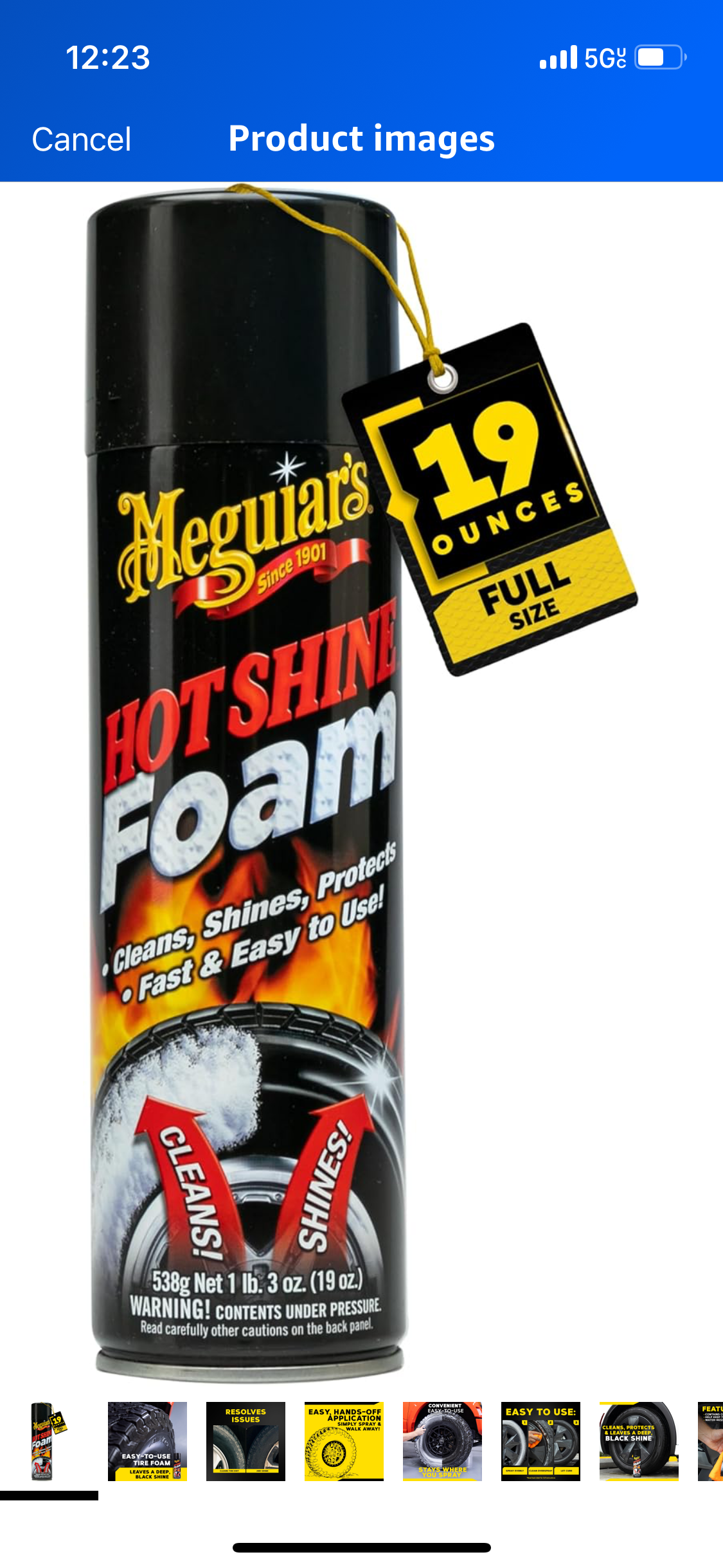 Meguiars Tire shine Foam