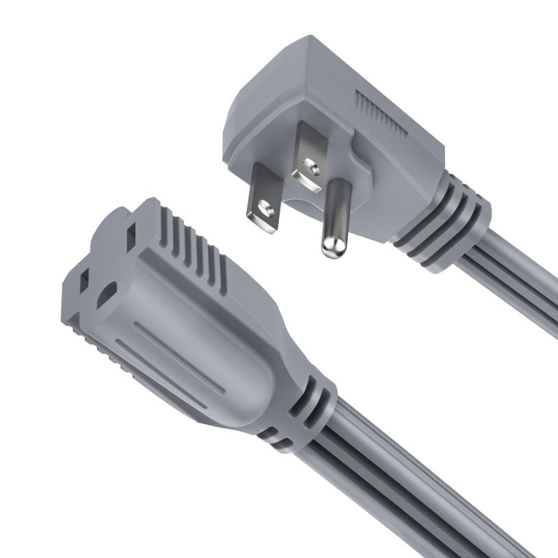 9 FT Appliance Extension Cord, 14-3 SPT, Grey