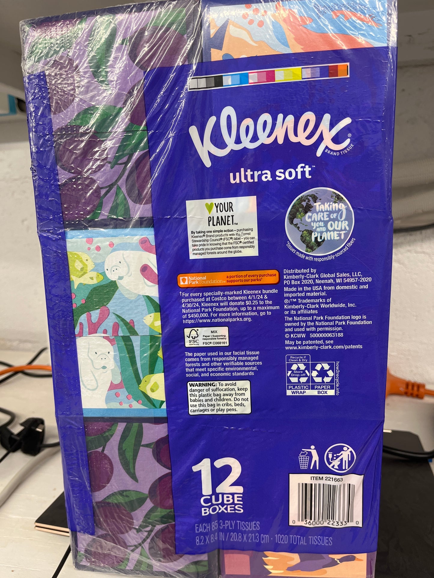 Kleenex Boutique tissues 12pk