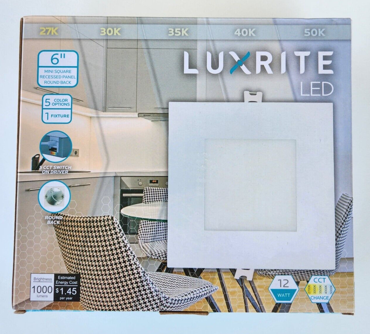 6 inch recessed, mini panel