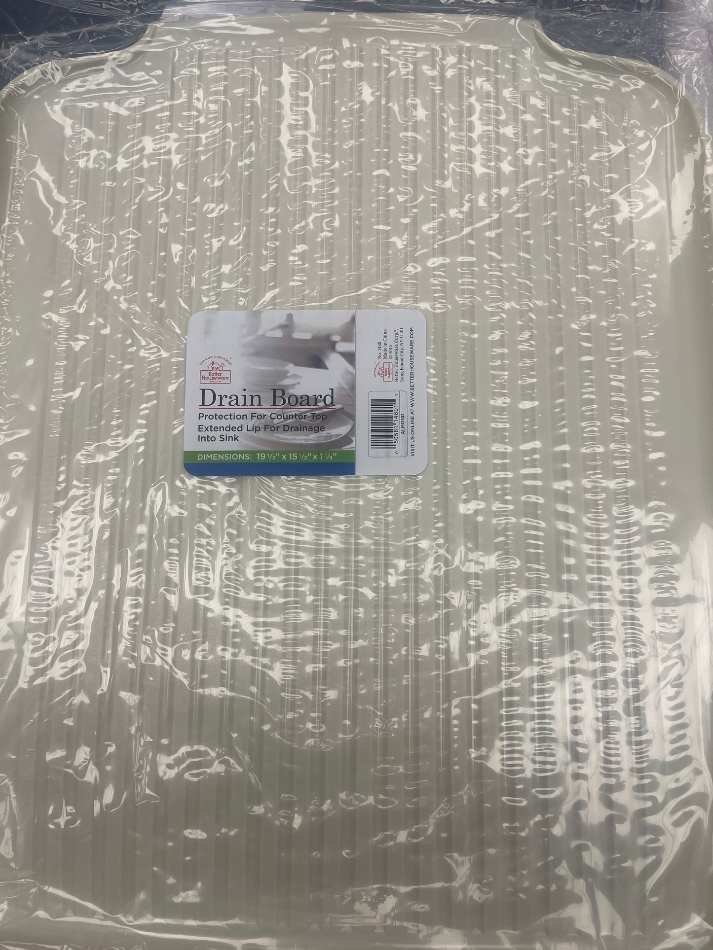 19"x15" Drain Board Almond