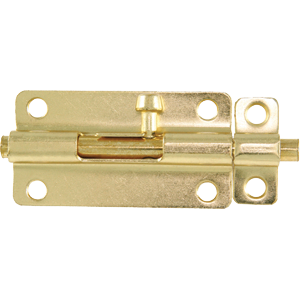 4" Barrel Bolt Brass
