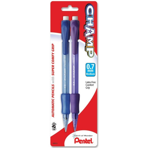 Pentel Chmp Penil 2pk 0.7mm
