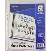 Sheets Protectors 20pk 11x8.5"