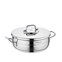 KORKMAZ ASTRA 2 Pot stainless steel Low casserole 6.0L A2036