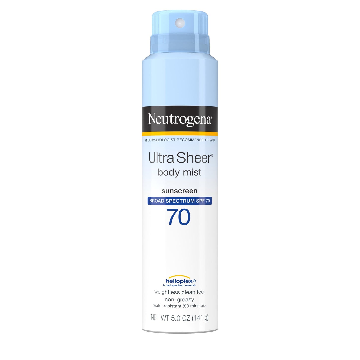 Neutrogena ultra sheer body mist sunscreen
