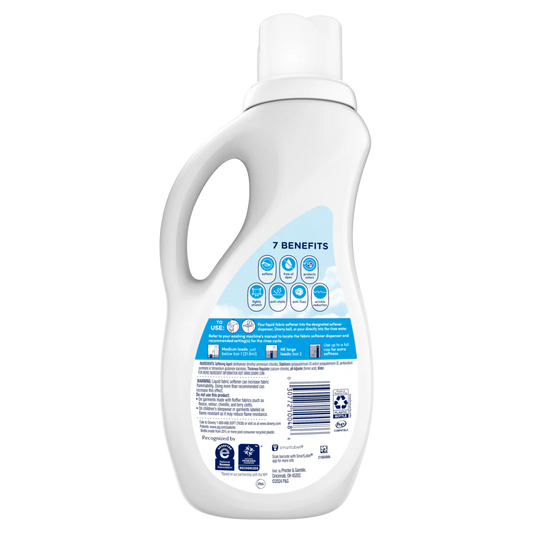 Downy Ultra Free & Gentle Hypoallergenic Laundry Liquid Fabric Softener 60 Loads - 44oz