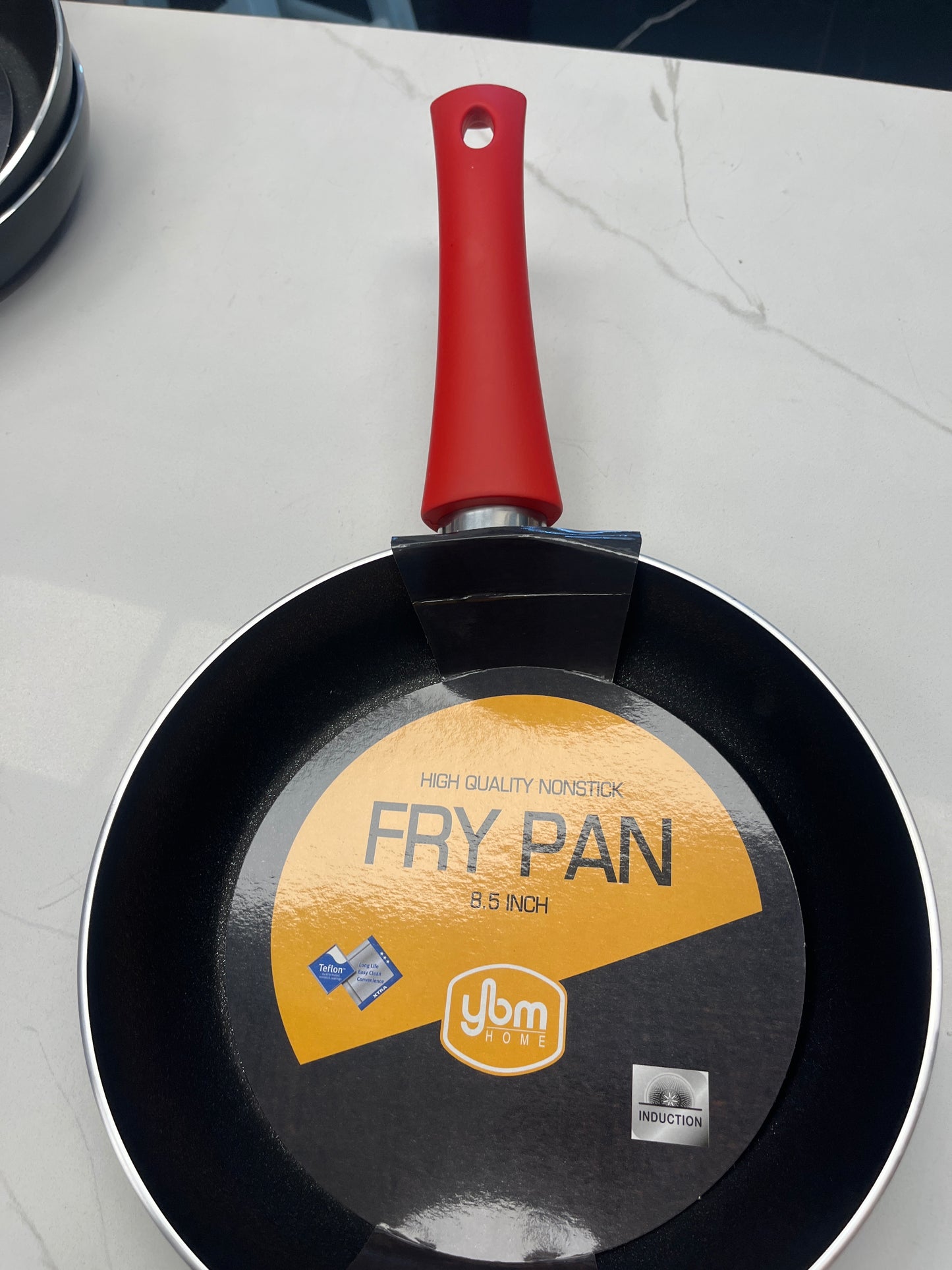 8.5 inch frying pan red handle