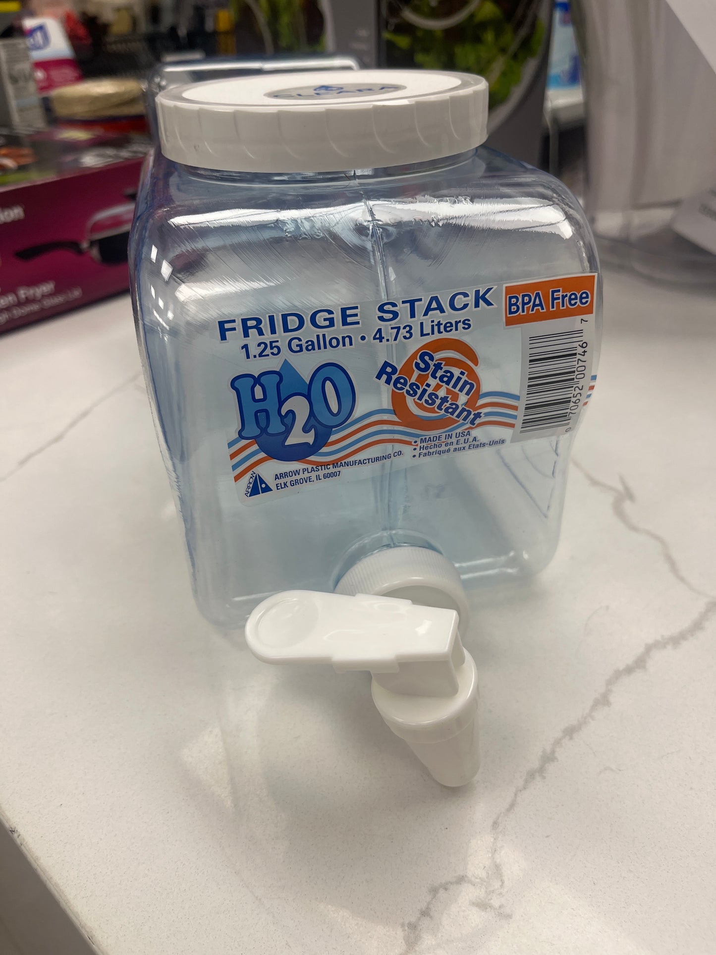 Fridge water bottle 1.25 gallon