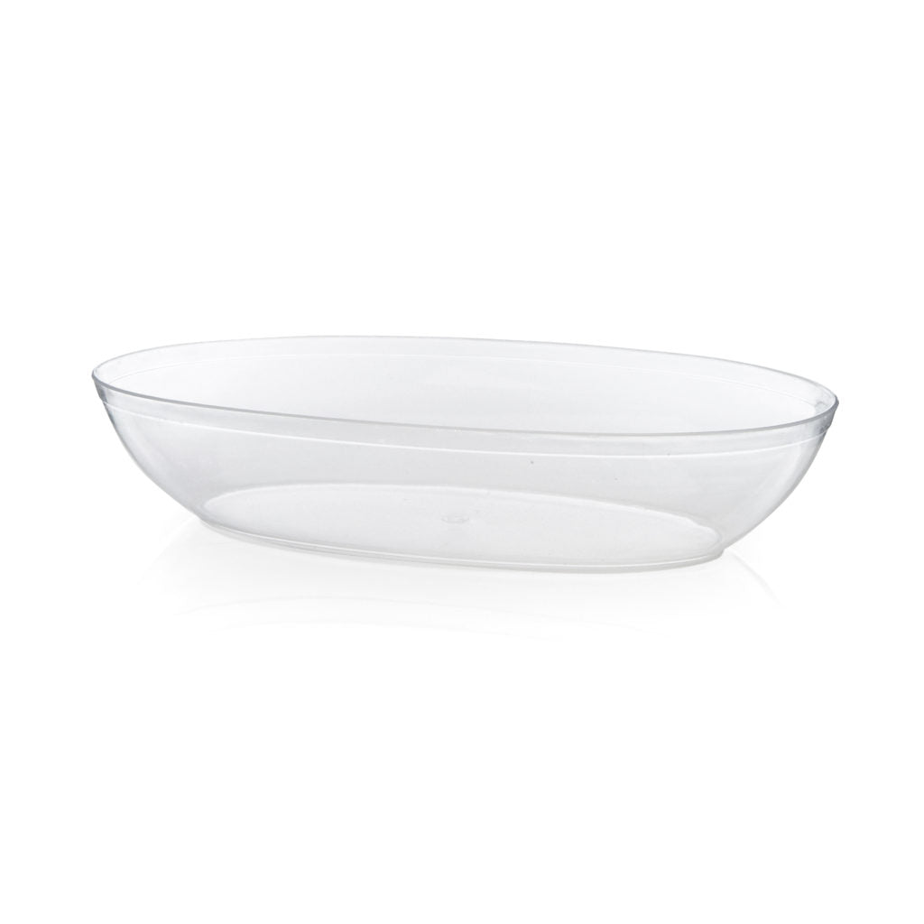 Oval Clear Large Serving Bowl