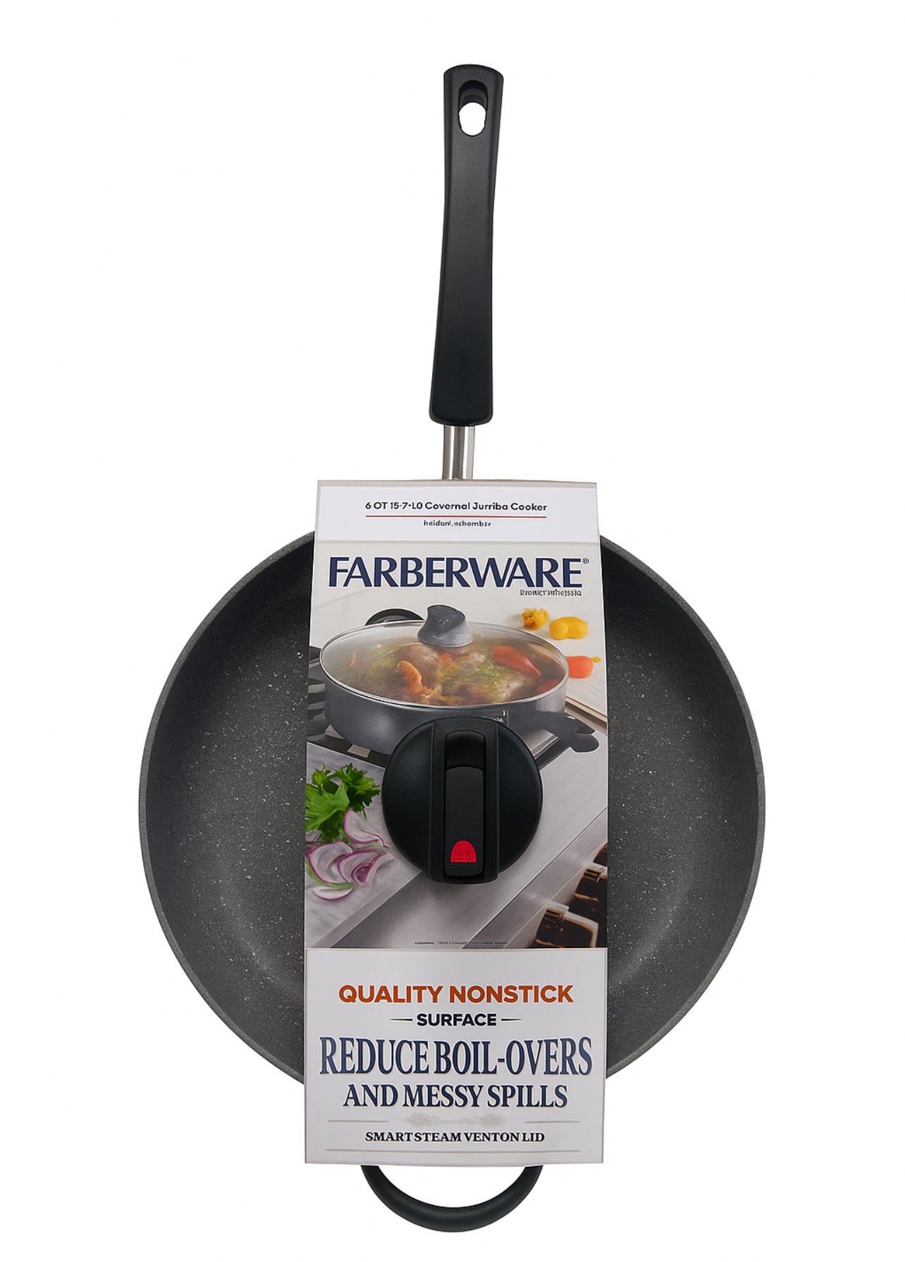 Farquhar quality nonstick surface 6 quart covered jumbo cooker 