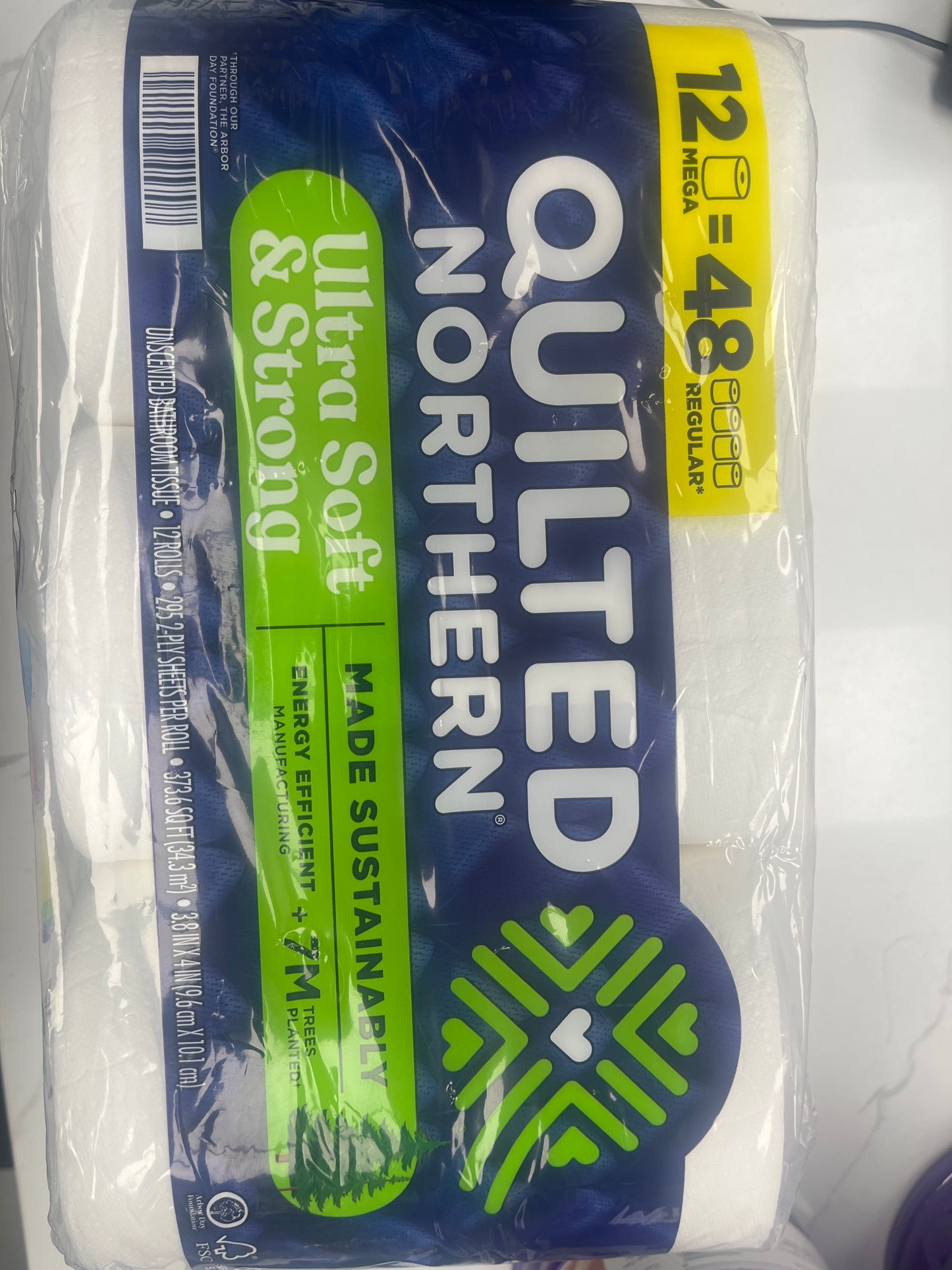 Quilted Northern ultra strong toilet paper 12=48