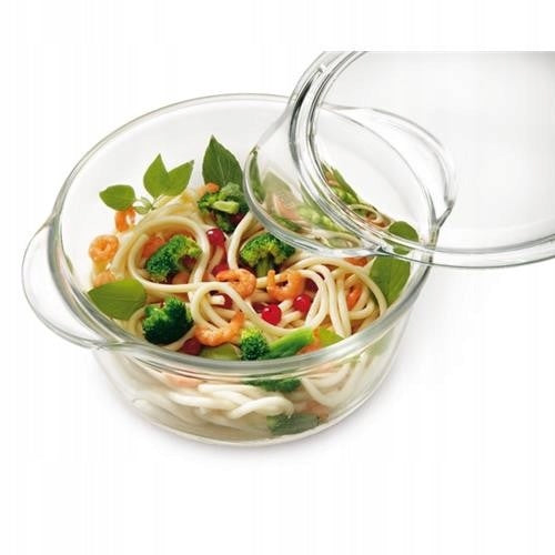 Simax deep round casserole with lid 1.5