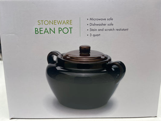 Stoneware bean pot