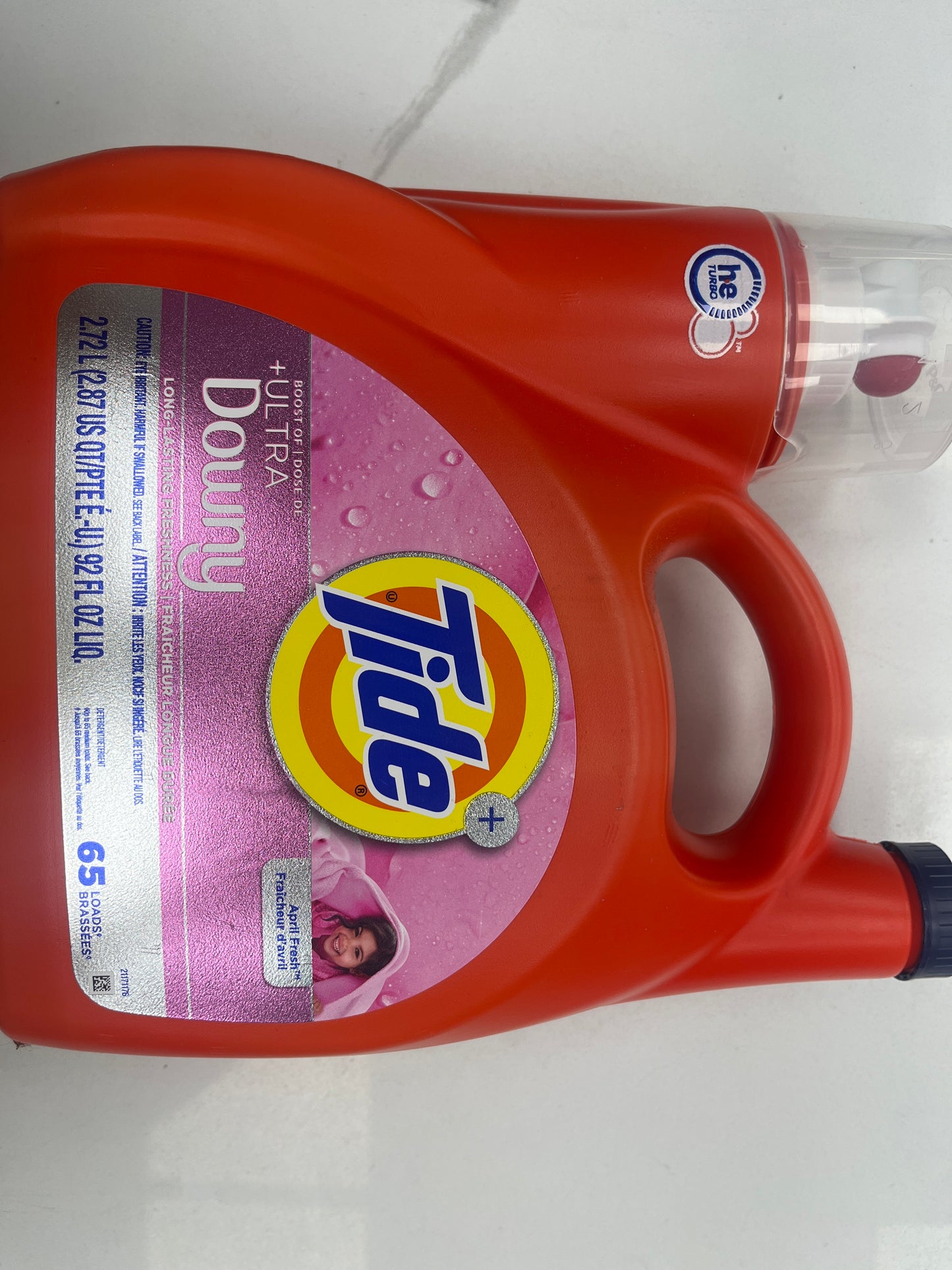 Tide liquid plus Downey 92 ounces