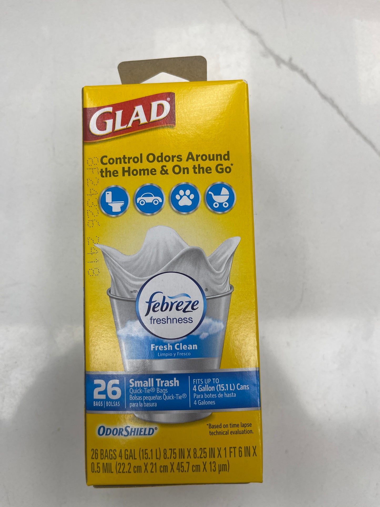 Glad small Febreze sent
