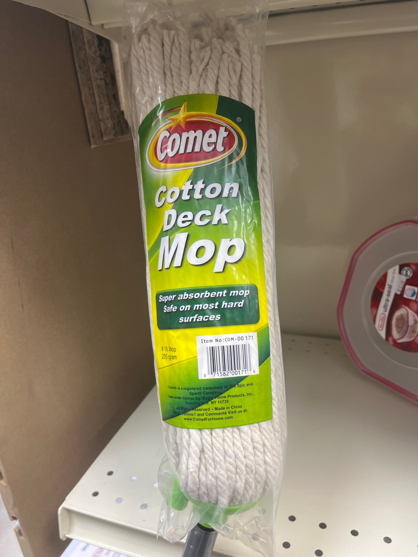 Comet cotton deck mop