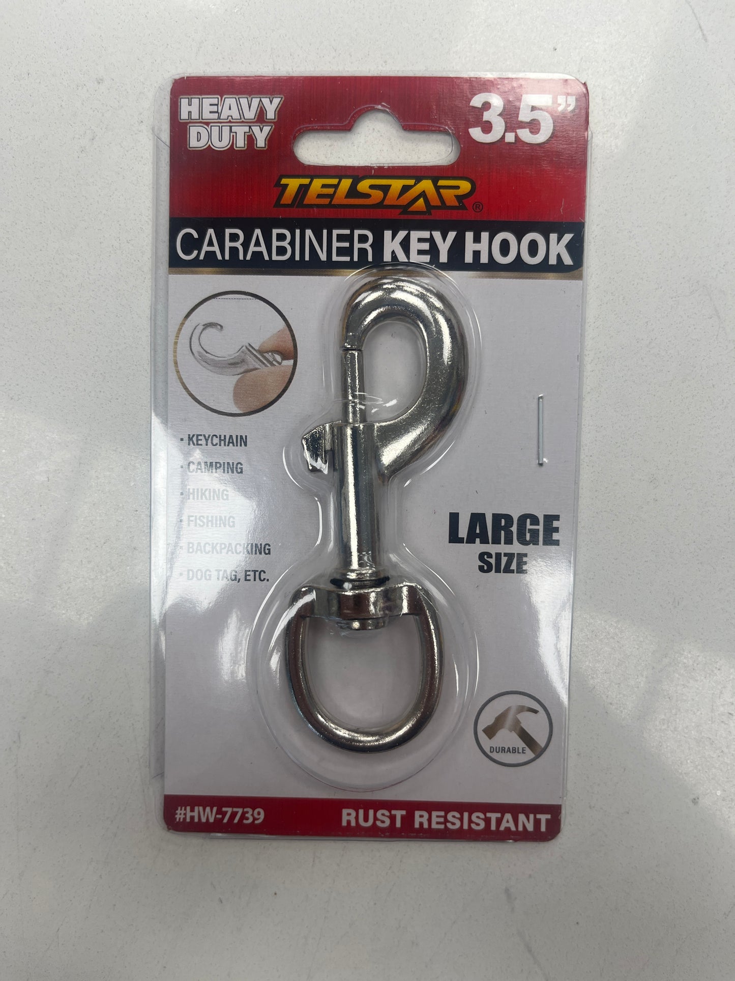 Heavy duty key hook