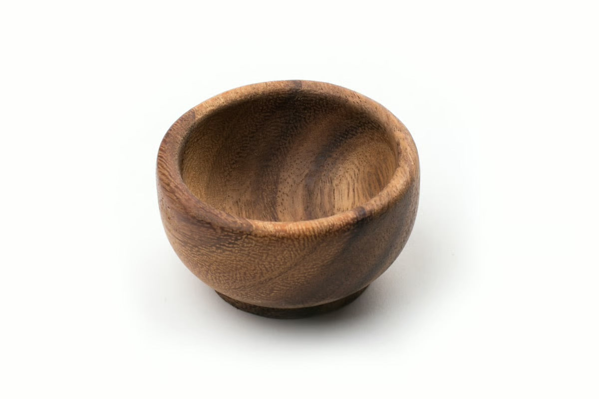 CONDIMENT CUP, ACACIA WOOD