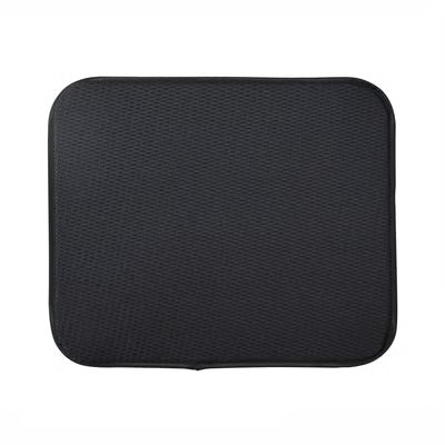 DISH DRYING MAT 16X18 BLACK