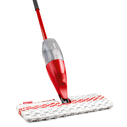 O-Cedar ProMist Max Microfiber Assembled Spray Mop: Grip Handle, Reusable, Laminate and Wood Surfaces