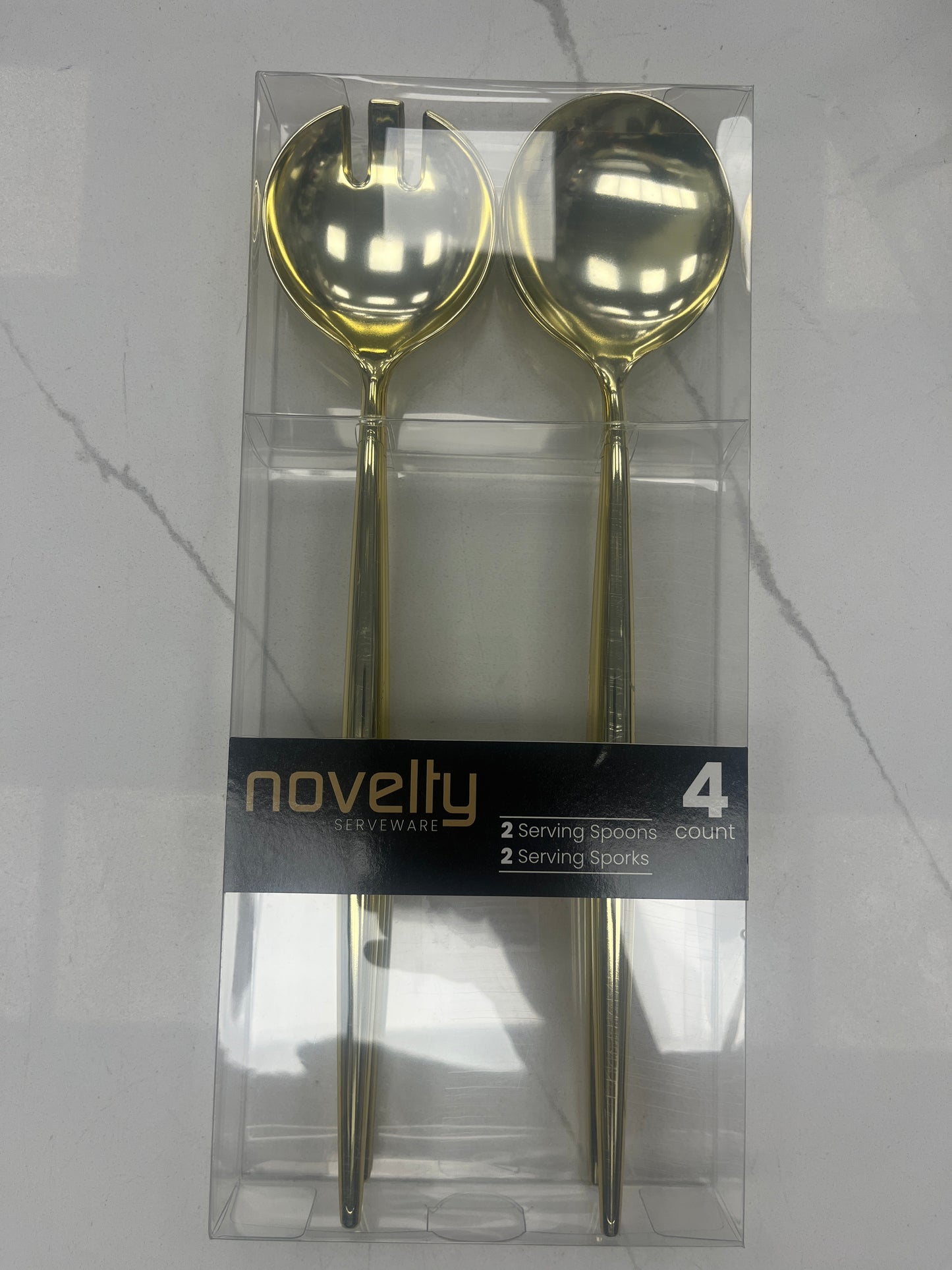 Serving spoons gold 4pk
