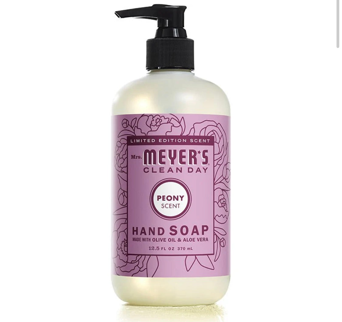 Myers hand soap PEONY scent