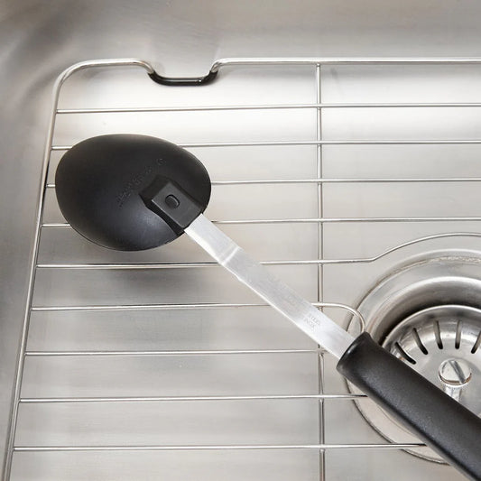 Stainless Steel Sink Protector With Coated Feet 24x12