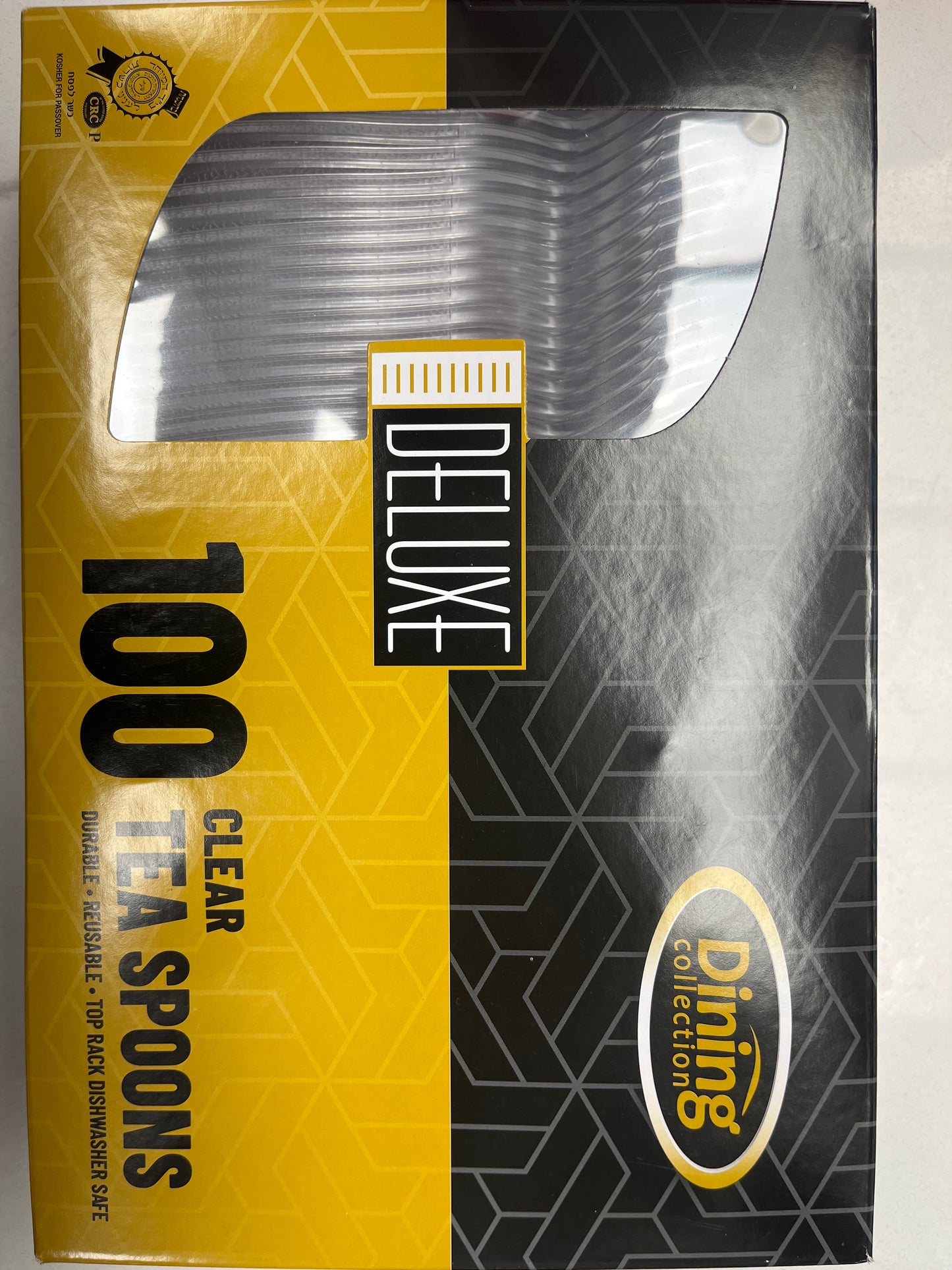 Deluxe Clear Tea Spoons 100pk