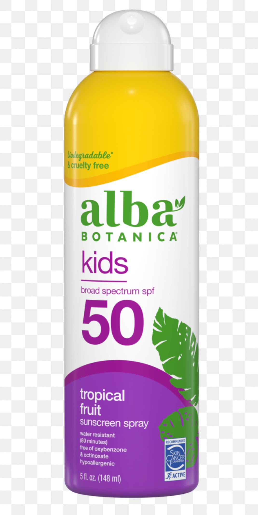 ALBA botanical kids sunscreen spray