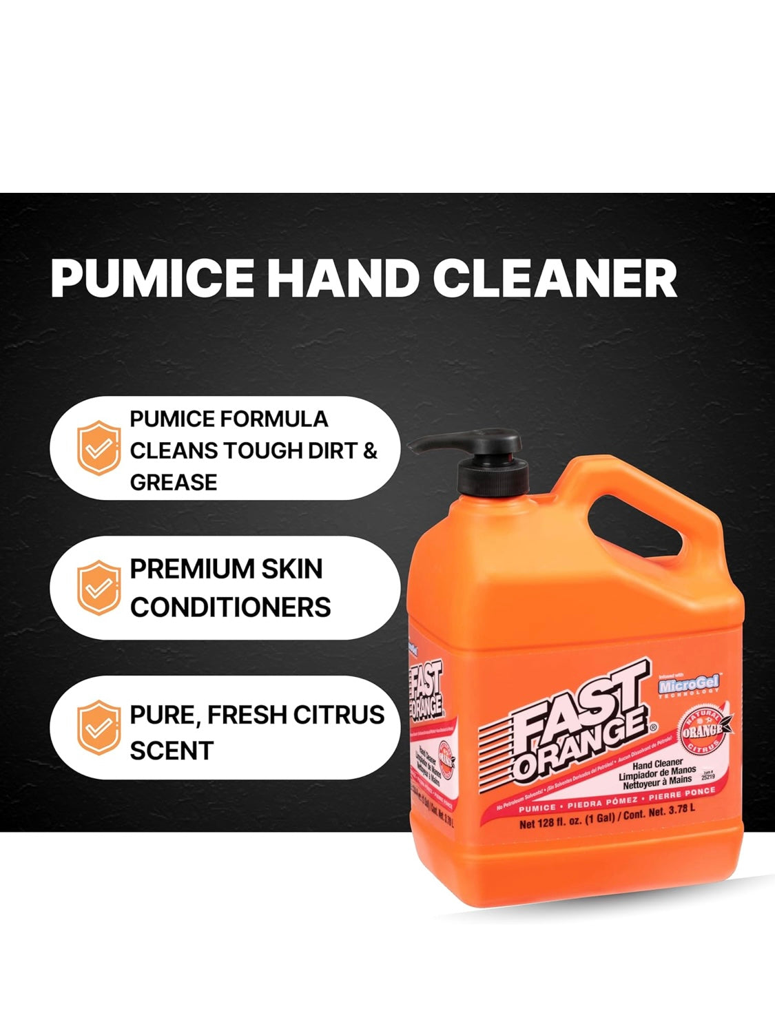 Fast orange hand cleaner 128oz