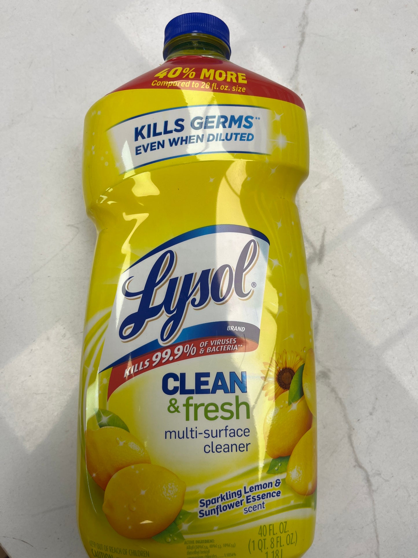 Lysol Clean&Fresh Lemon 40oz