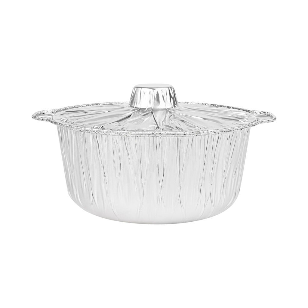 Pots With Lid Combo Small Aluminum Pans 3.5 qt (3 Count)