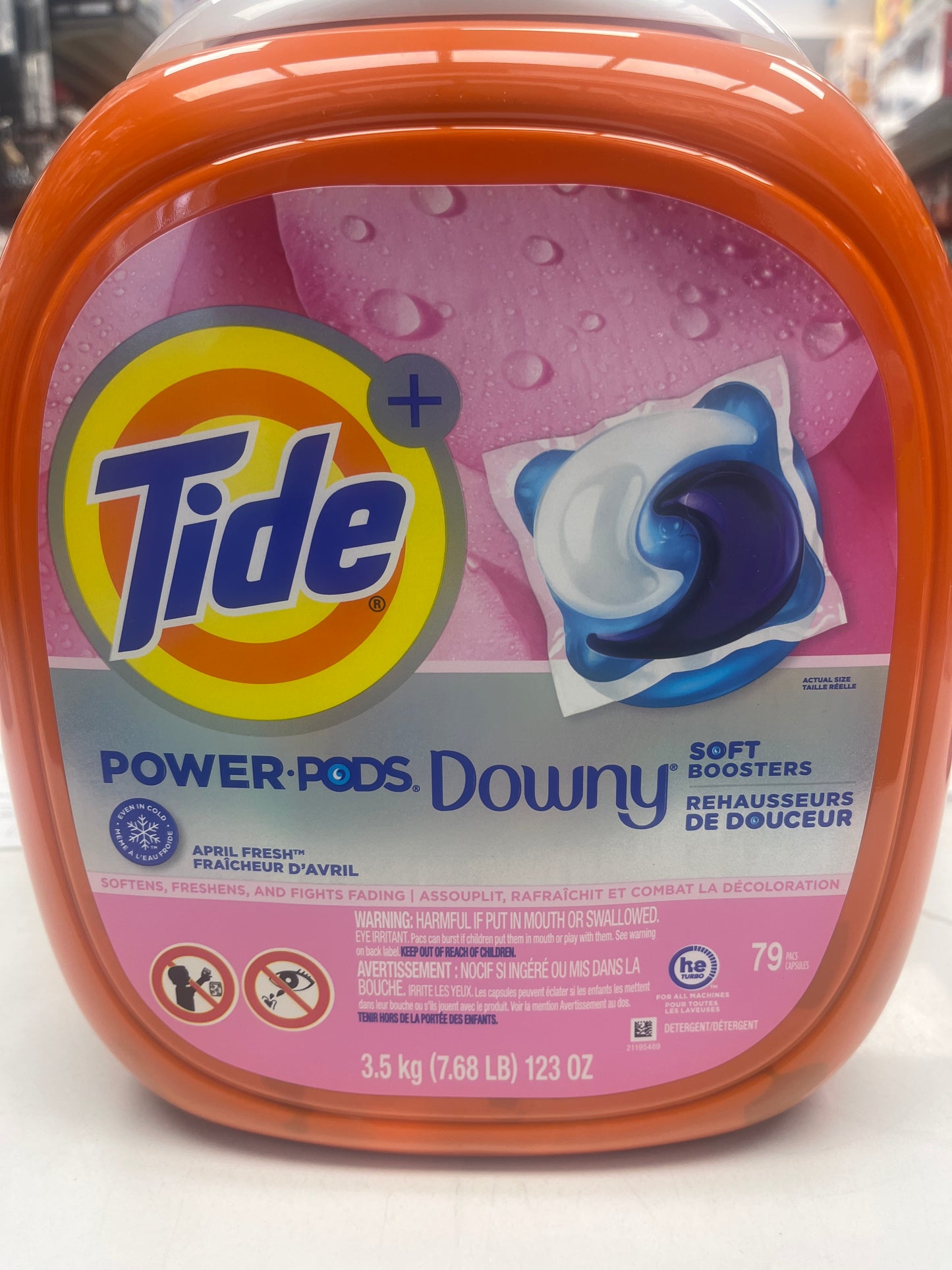 Tide pods plus Downey 79 pieces