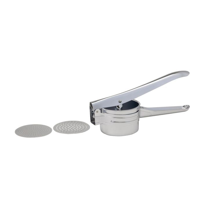 HIC Kitchen Potato Ricer with 2 Interchangeable Blades stainless steel