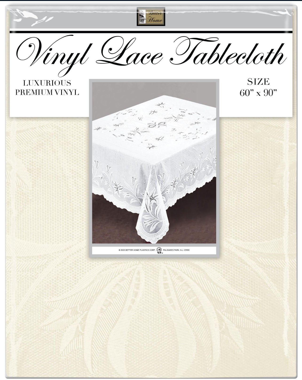 Plastic Tablecloth 60"x90"