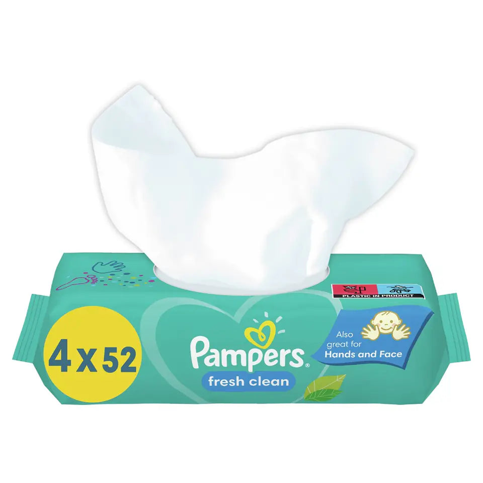 Pampers baby Wipes Refill 208 count 4x52