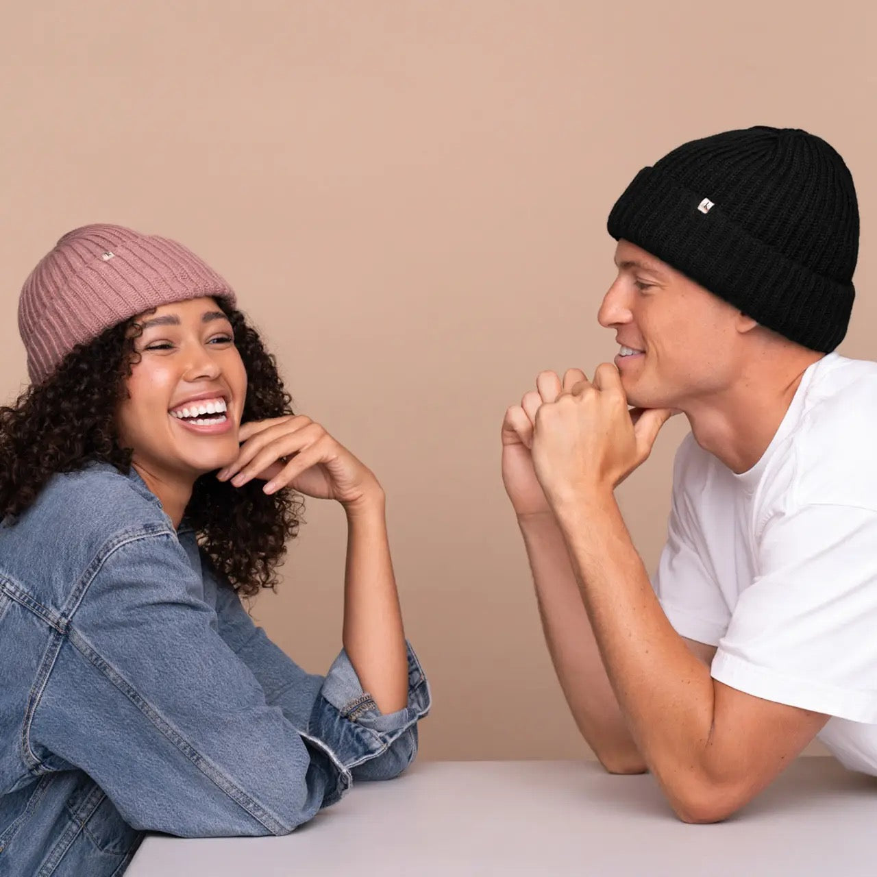 Kit.sch/ glaze satin lined beanie