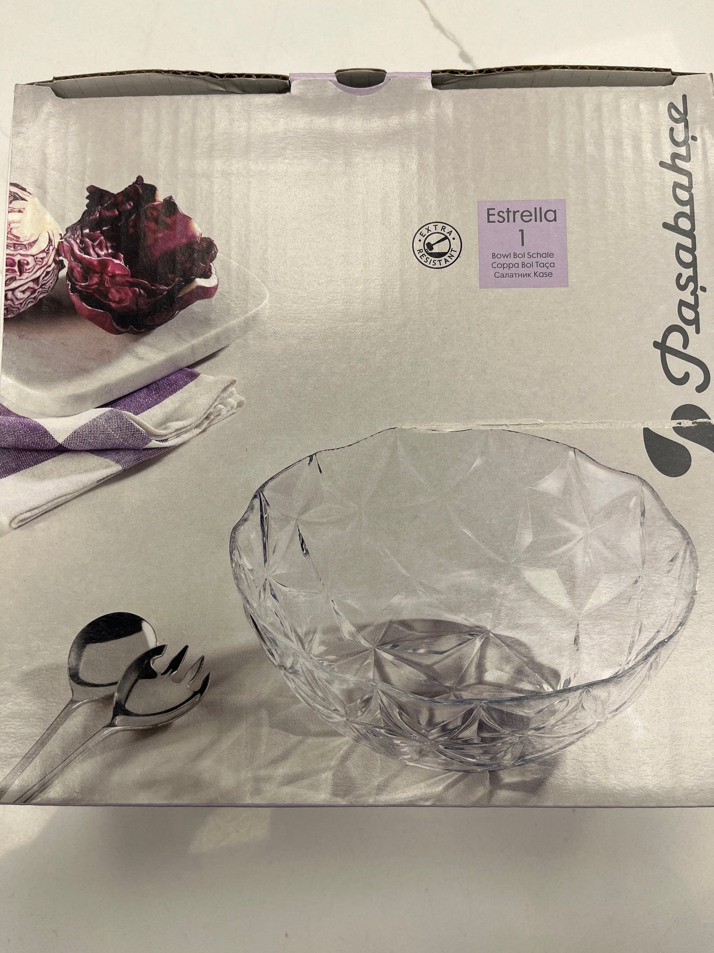 Glass bowl Estrella