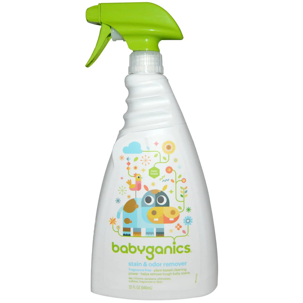 Babyganics Stain & Odor Remover - 32oz