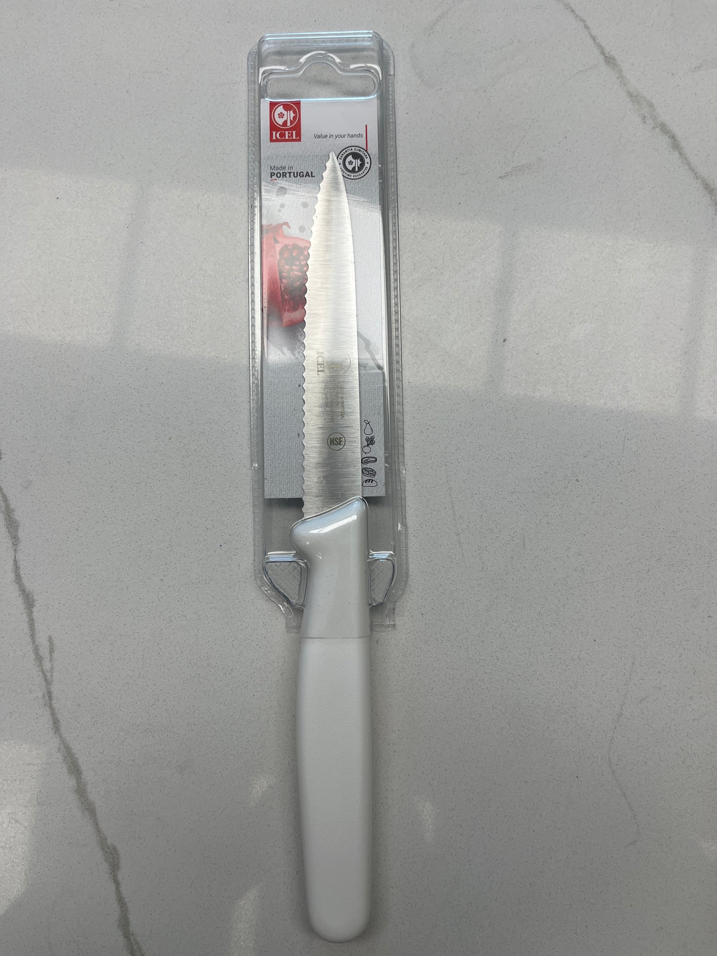 White Knive serrated